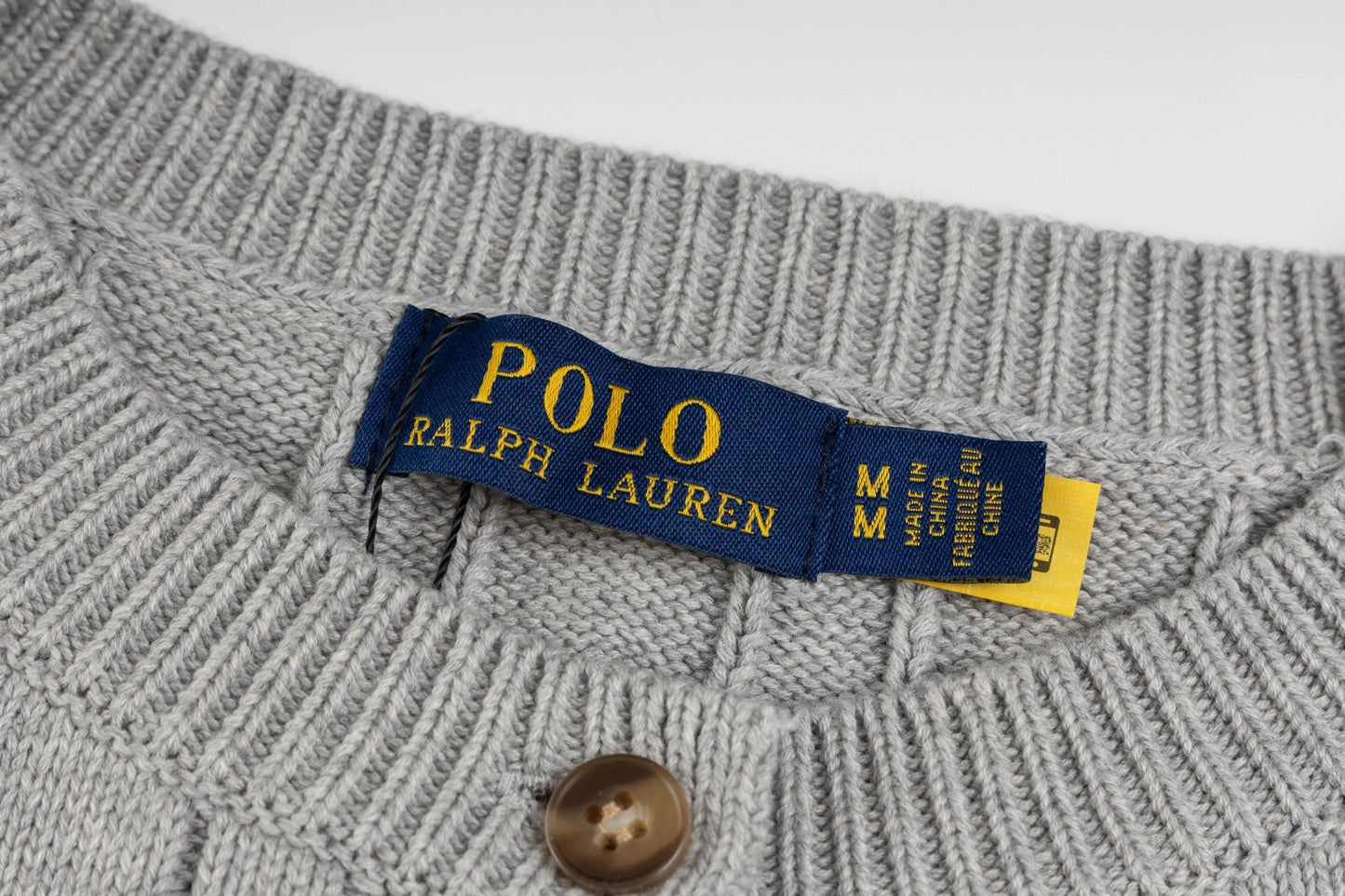 Kabelgebreid Katoenen Vest