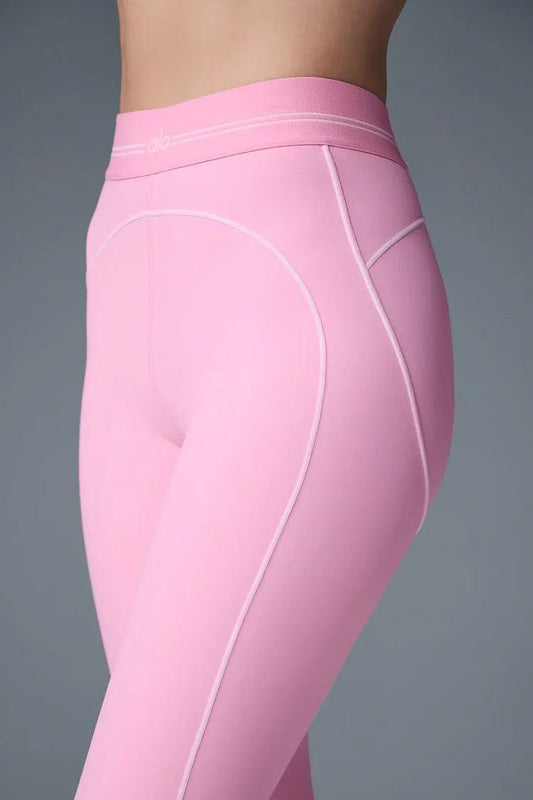 Airbrush High-Waist Heart Throb Legging - Roze