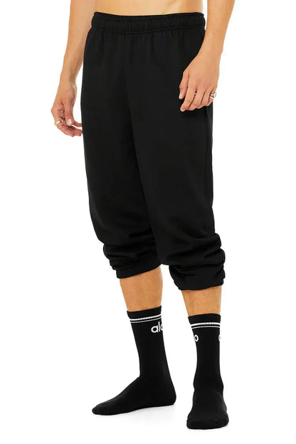 Unisex retro sokken zwart