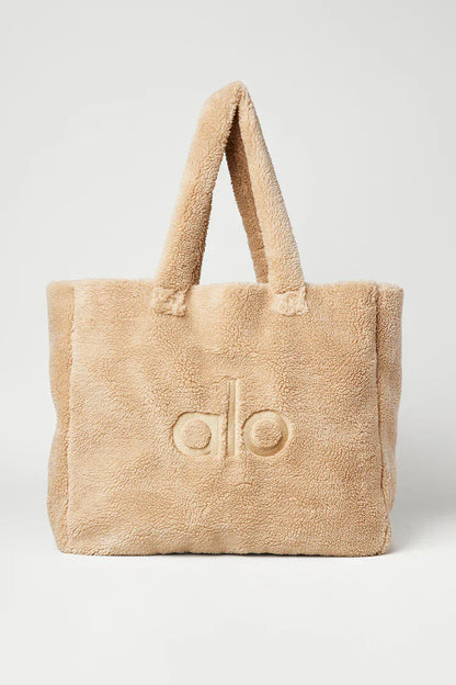 Foxy Sherpa Tote Beige