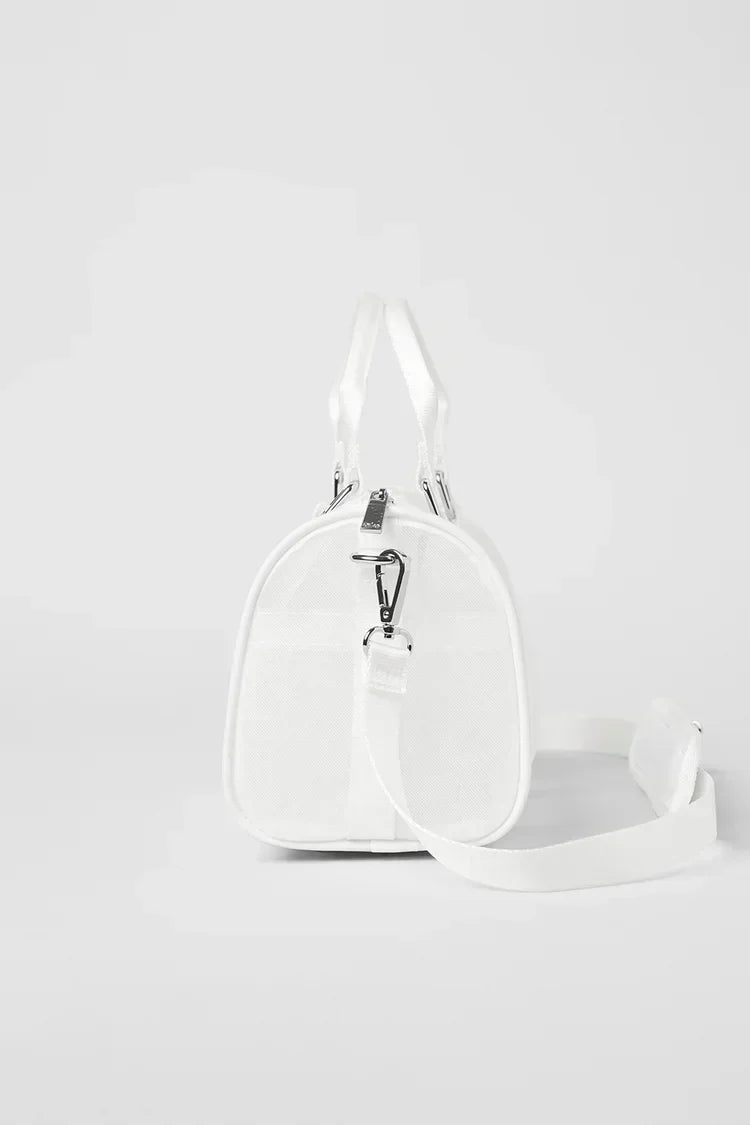 Mini doorschijnende reistas - Wit