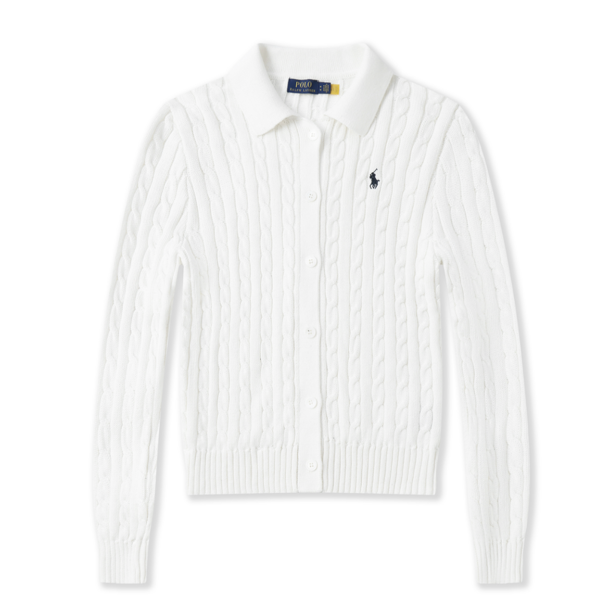 Kabelgebreid Katoenen Vest