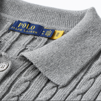 Kabelgebreid Katoenen Vest