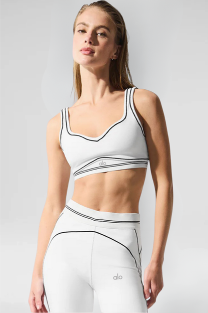 Leggings en bh met airbrushprint - SET - Zwart