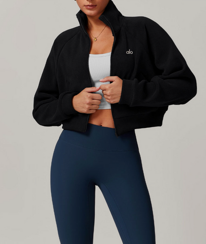 Fleecejack met ritssluiting