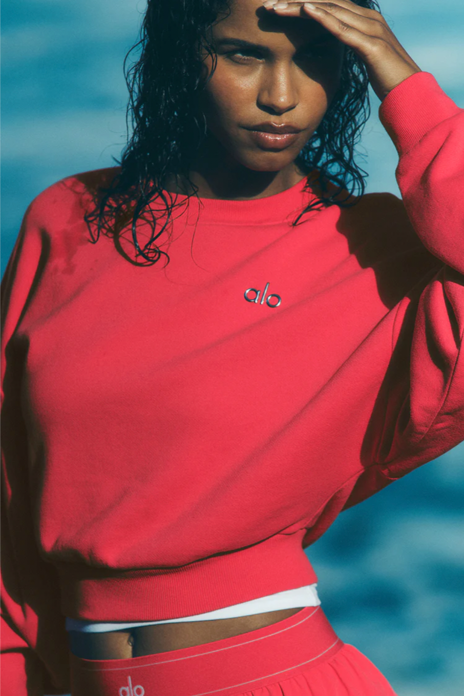 Cropped Accolade Crewneck
