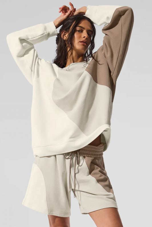 Make Waves trui met ronde hals