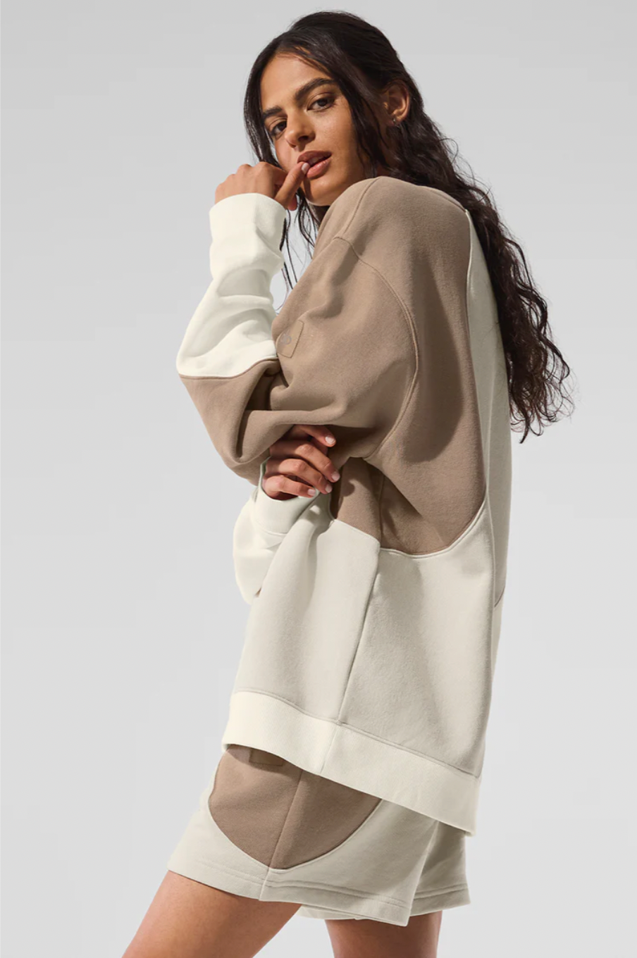 Make Waves trui met ronde hals