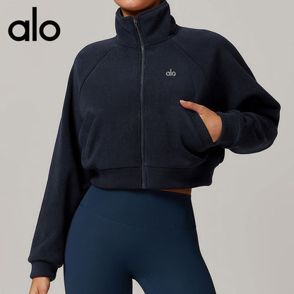 Fleecejack met ritssluiting