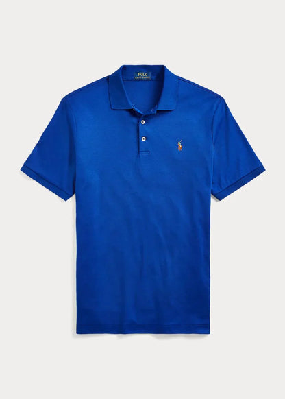 Polo Zacht Katoen Blauw